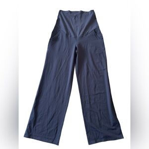 G4Free Maternity Wide Leg Pants Navy Medium NWT